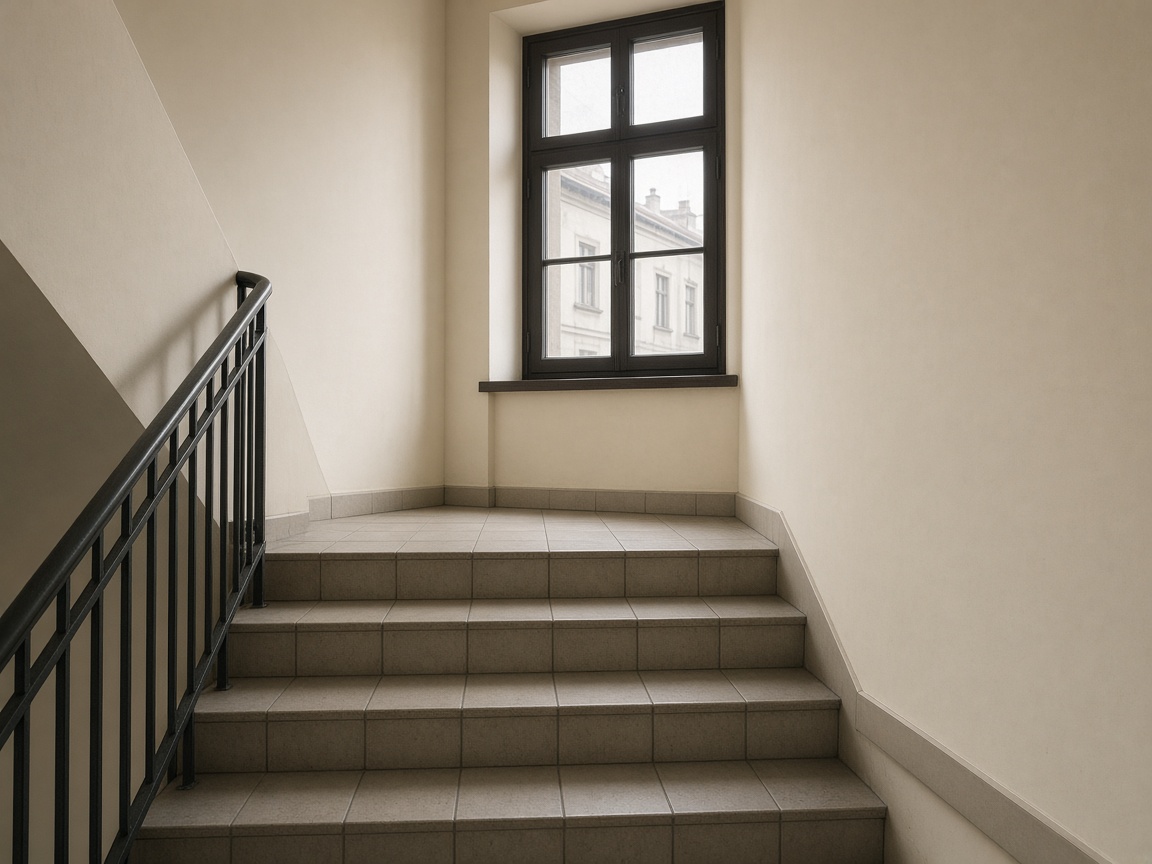 Tiled stair