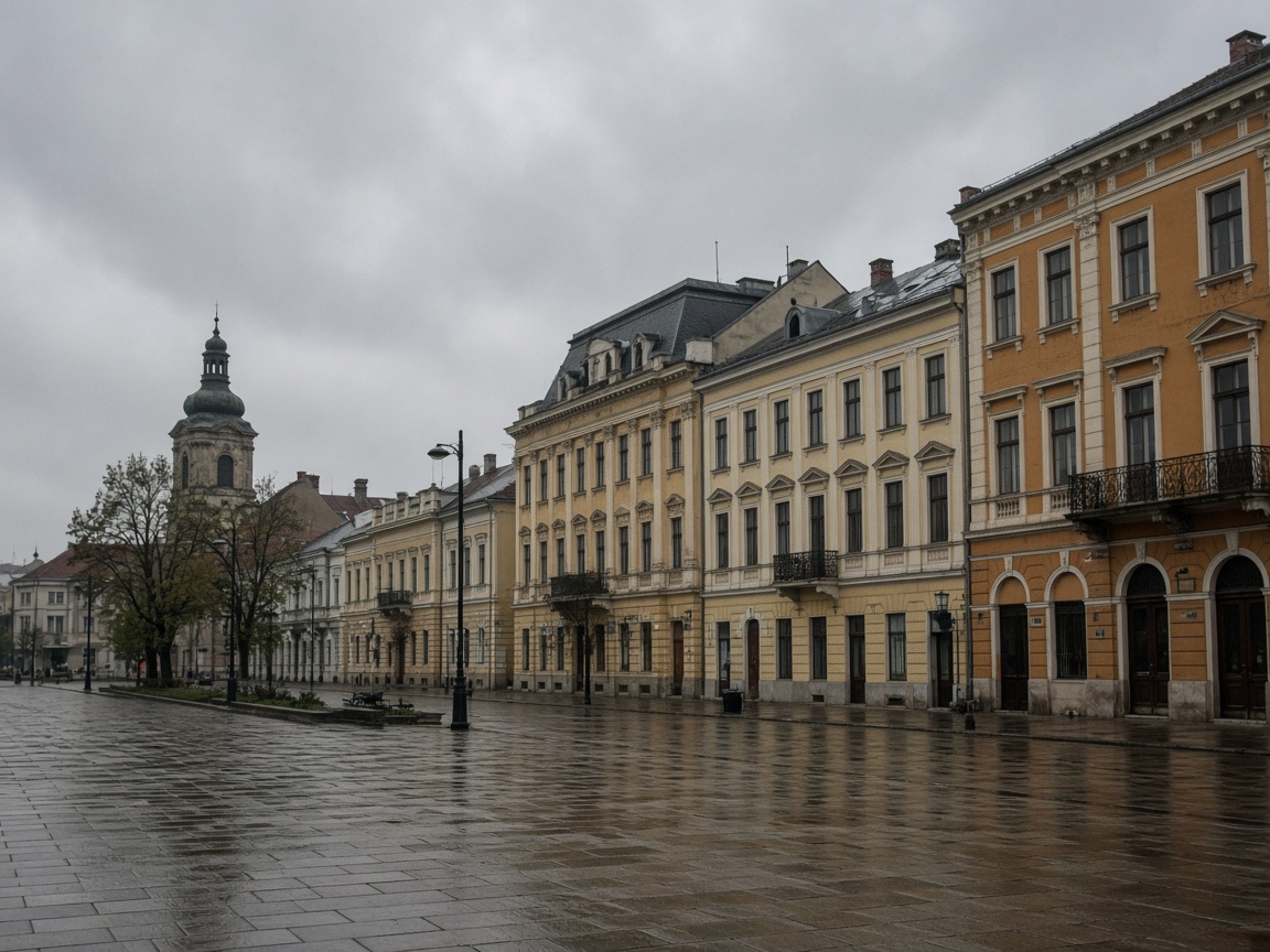 Square, overcast