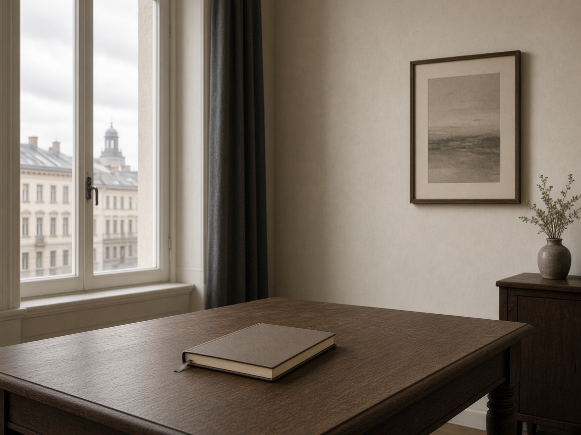 Desk, plaster